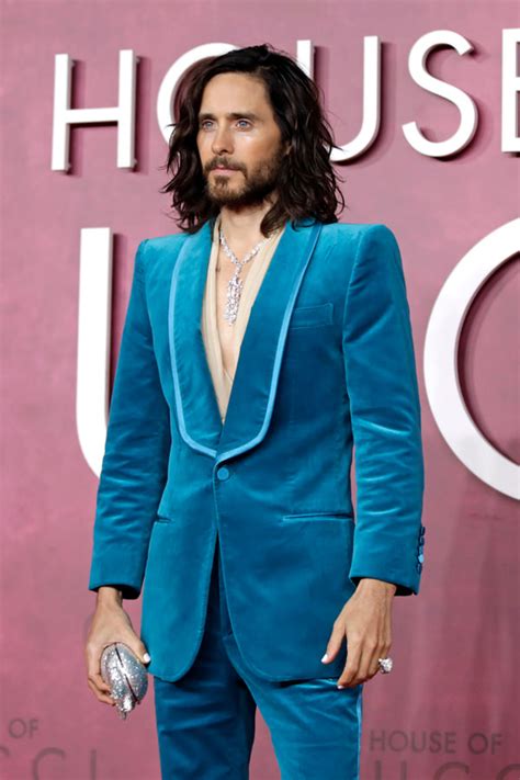 jared leto red carpet gucci|house of gucci jared leto.